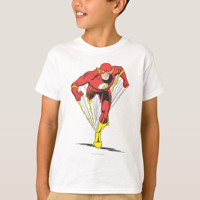 Flash läuft voran T-Shirt (Vorderseite)