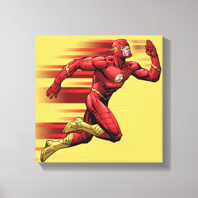 Flash Running Leinwanddruck (Vorderseite)