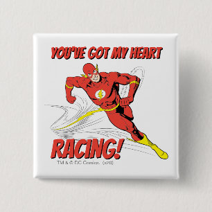 Flash - Sie haben mein Herzrhythmus Got Valentine Button