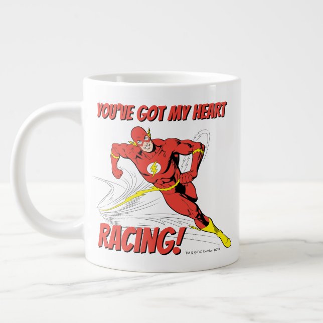 Flash - Sie haben mein Herzrhythmus Got Valentine Jumbo-Tasse (Links)