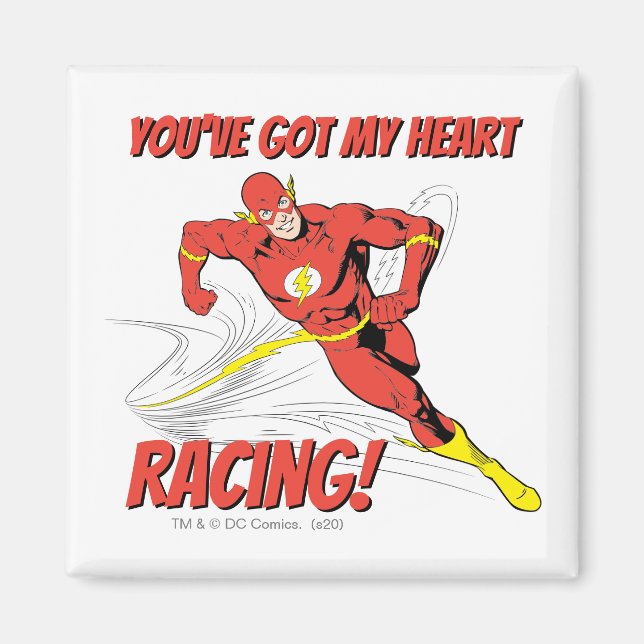 Flash - Sie haben mein Herzrhythmus Got Valentine Magnet (Vorne)