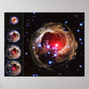 Flash von Red Variable Star V838 Monocerotis Poster