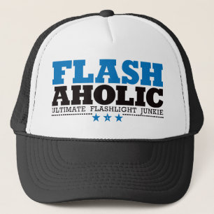 Flashaholic - entscheidender Taschenlampen-Junkie Truckerkappe
