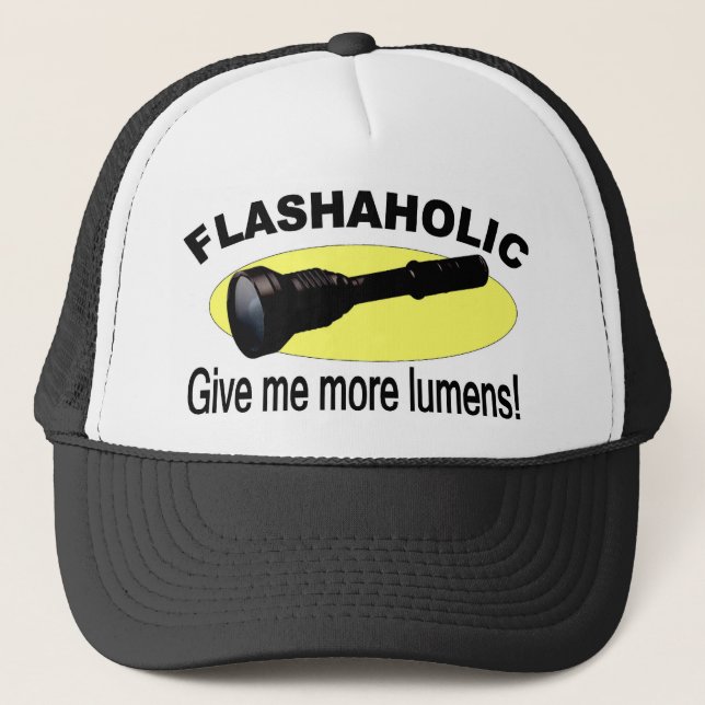 Flashaholic Hut Truckerkappe (Vorderseite)