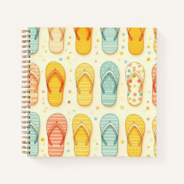 Flashfähige Flip-Flops Notizbuch