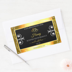 Flashy Or éblouissant Produit Diamants Étiquette N