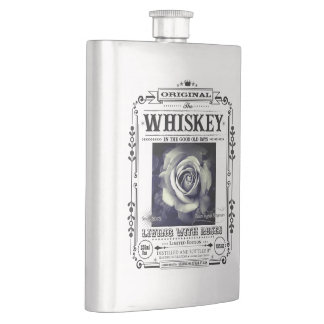 FLASK_Monochrome Rose Flachmann