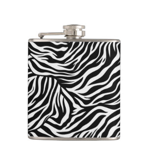 Flask Zebra Print Flachmann