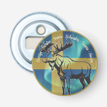 Flasköppnare — Sweden, moose