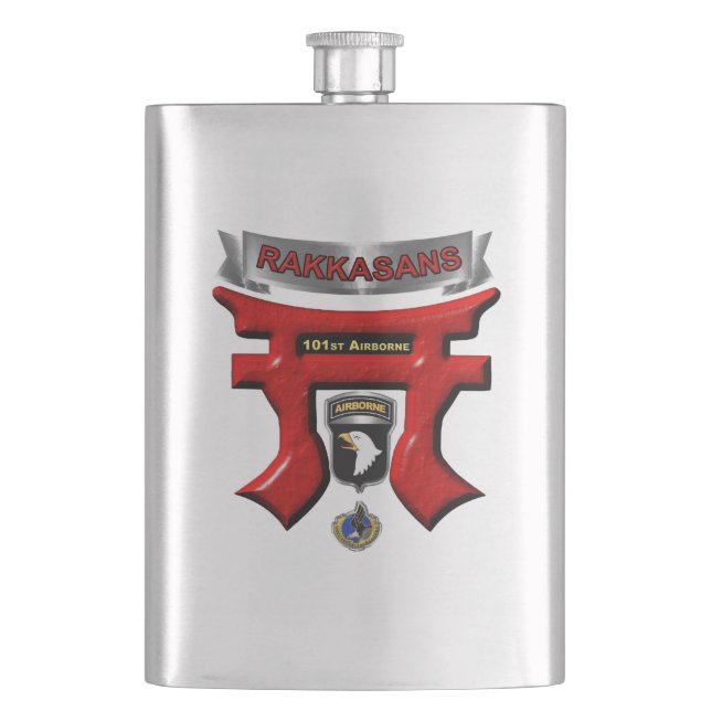 Flasque 101st Airborne Division « Rakkasans » (devant)