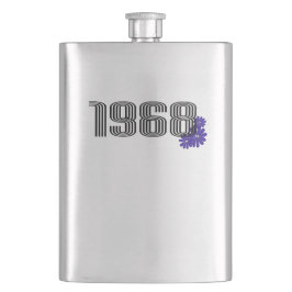 Flasque 1968 Hippie Panneau de Paix Puissance de la fleur