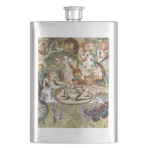 Flasque Alice Adventures in Wonderland Mad Tea Party