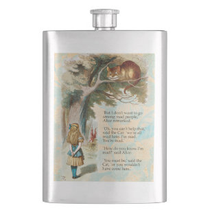 Flasque Alice au pays des merveilles Cheshire Cat Mad