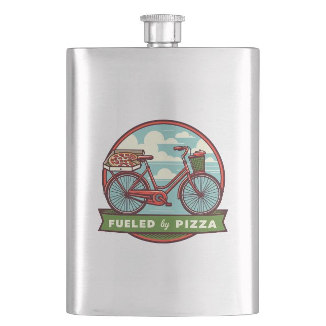 Flasque Alimenté Par Pizza Bike (devant)