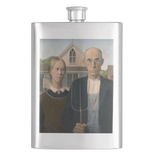 Flasque American Gothic : Vie rurale pauvre paysan