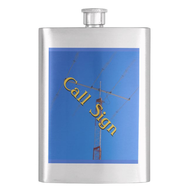 Flasque Antenne de faisceau avec votre appel (devant)