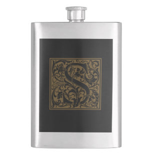 Flasque Antique S Monogramme