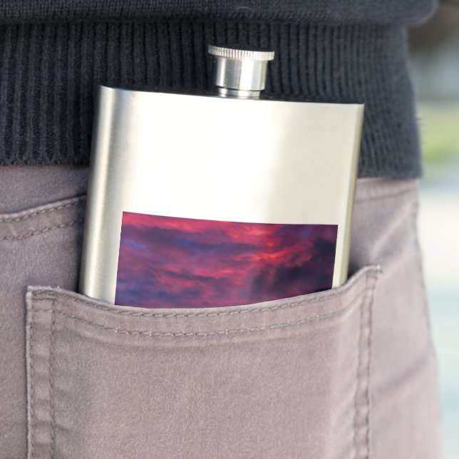 Flasque août rouge (En situation)