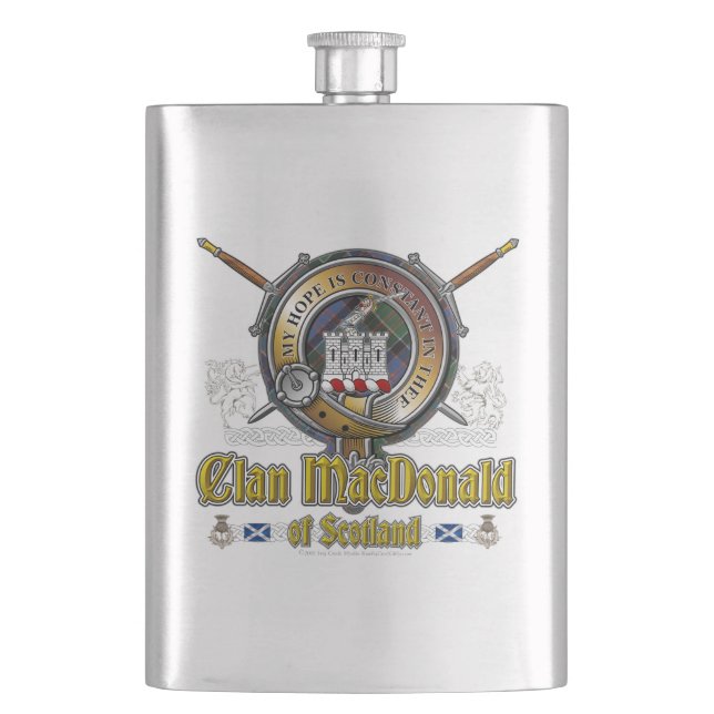 Flasque Badge du clan MacDonald Clanranald (devant)