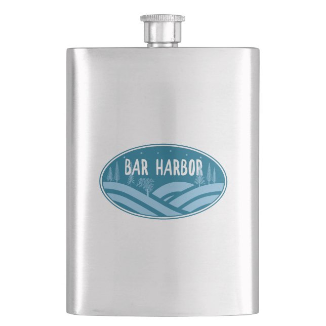 Flasque Bar Harbour Maine Extérieur (devant)