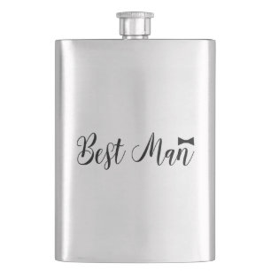 Flasque Best Man Bowtie Mariage, Bachelor Party Cadeau