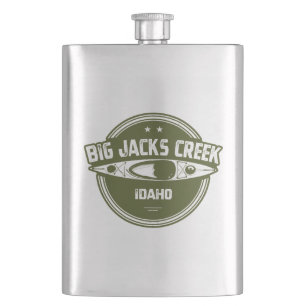 Flasque Big Jacks Creek Wild Et Rivière Pittoresque Idaho
