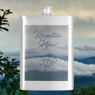 Flasque Blue Ridge Mountains Customable Mountain Brew