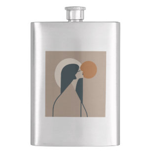 Flasque Boho Woman Sun