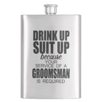 Flasque Boire, Convient À GROOMSMAN Cadeau