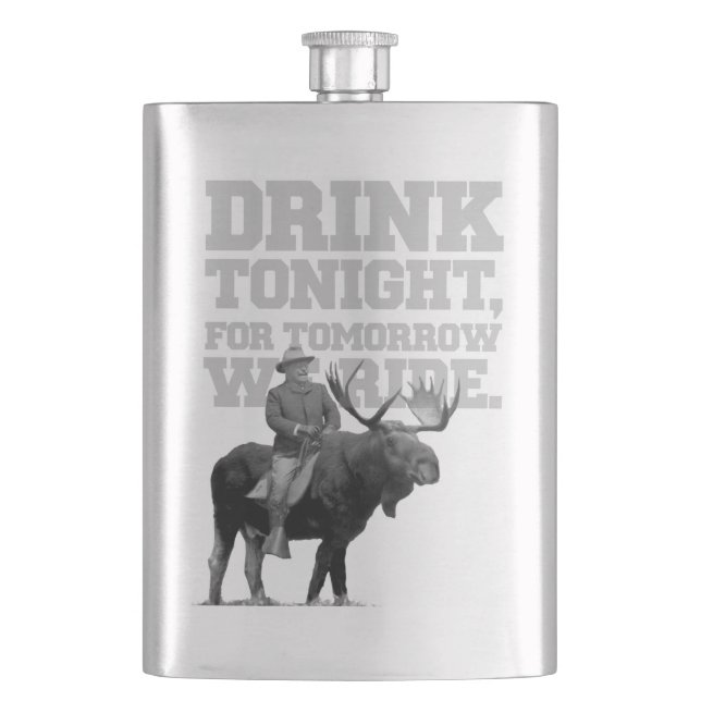 Flasque Boisson de Teddy Roosevelt ce soir (devant)