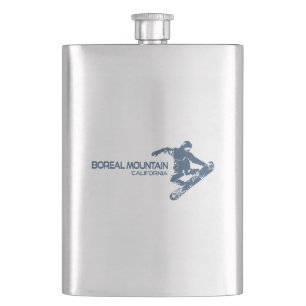 Flasque Boreal Mountain California Snowboarder