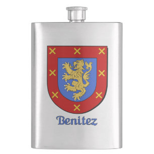 Flasque Bouclier héraldique Benitez