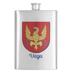 Flasque Bouclier héraldique de Vega