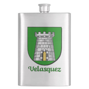 Flasque Bouclier héraldique de Velasquez