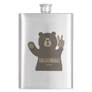 Flasque Breckenridge Colorado Ours de Paix