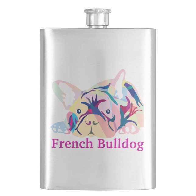 Flasque Bulldogs français (devant)