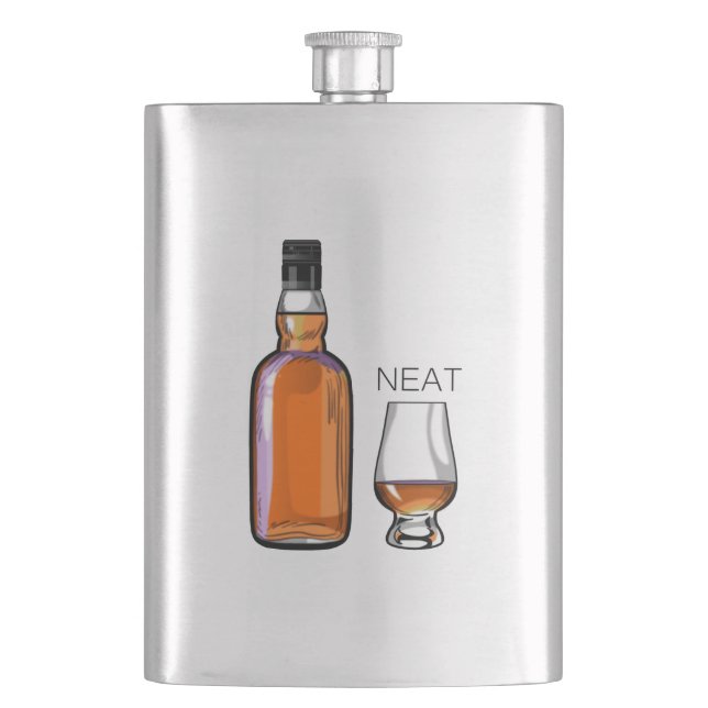 Flasque Buvez de l'alcool amusant à base de whisky (devant)