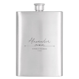 Flasque Cadeau de mariage personnalisé Père de la mariée