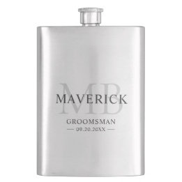 Flasque Cadeau de mariage personnalisé pour garçons d'honn