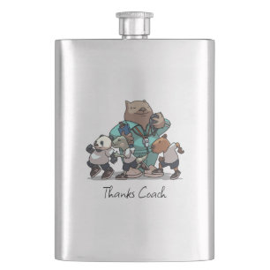 Flasque Cadeau de remerciement pour l'entraîneur de wombat