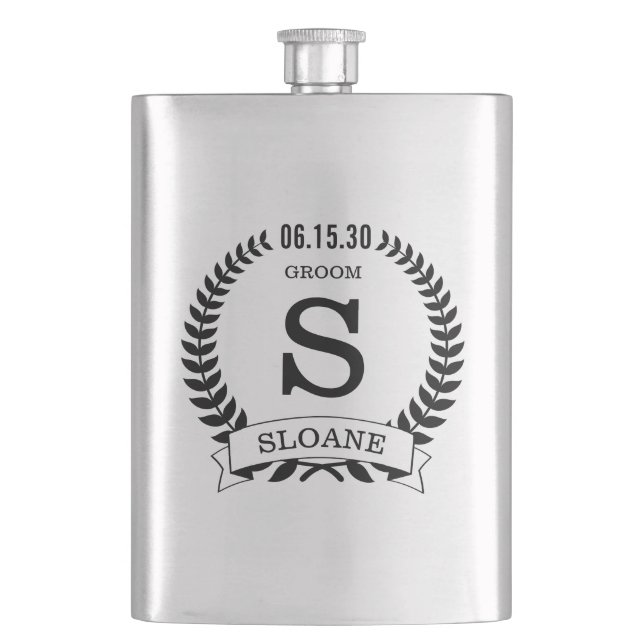 Flasque Cadeau initial (devant)