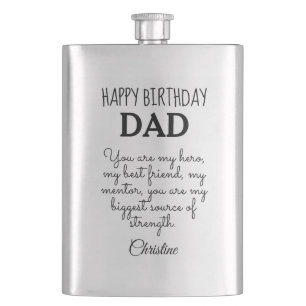 Flasque Cadeau personnalisé papa anniversaire