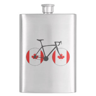 Flasque Canada Drapeau à vélo