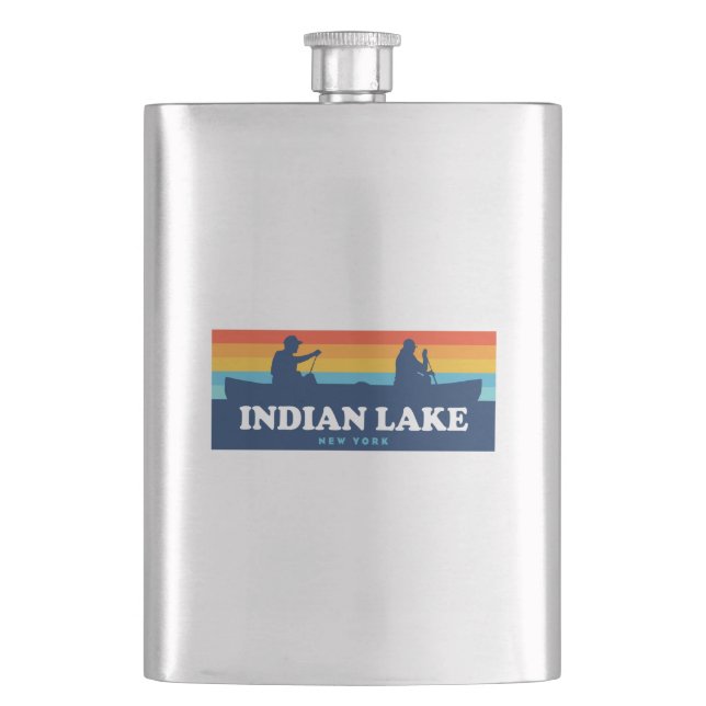 Flasque Canot Indian Lake New York (devant)