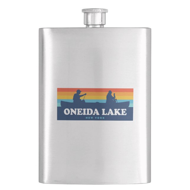 Flasque Canot Oneida Lake New York (devant)