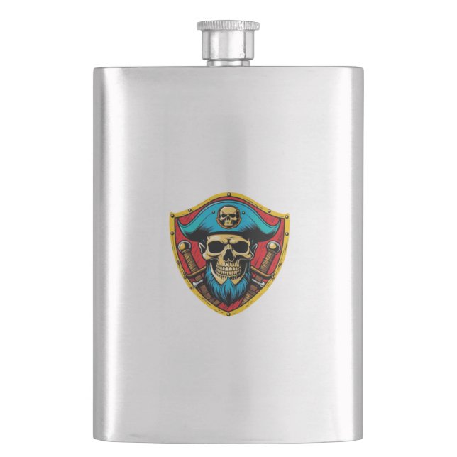 Flasque Capitaine pirate Flask (devant)