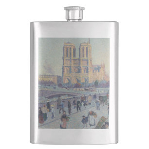 Flasque Cathédrale Notre-Dame Paris France Peinture classi