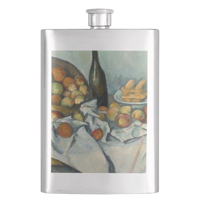 Flasque Cezanne Panier Pommes Impressionnisme Art (devant)