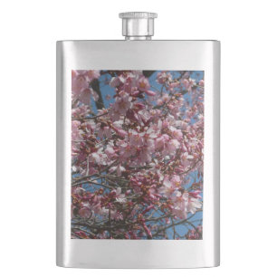 Flasque Cherry Blossoms et Blue Sky Spring Floral
