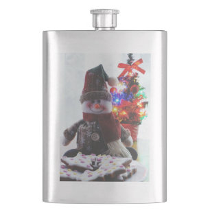 FLASQUE CHRISTMAS SNOWMAN